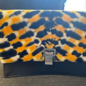 Proenza shoulder small velvet tie-dye lunch bag